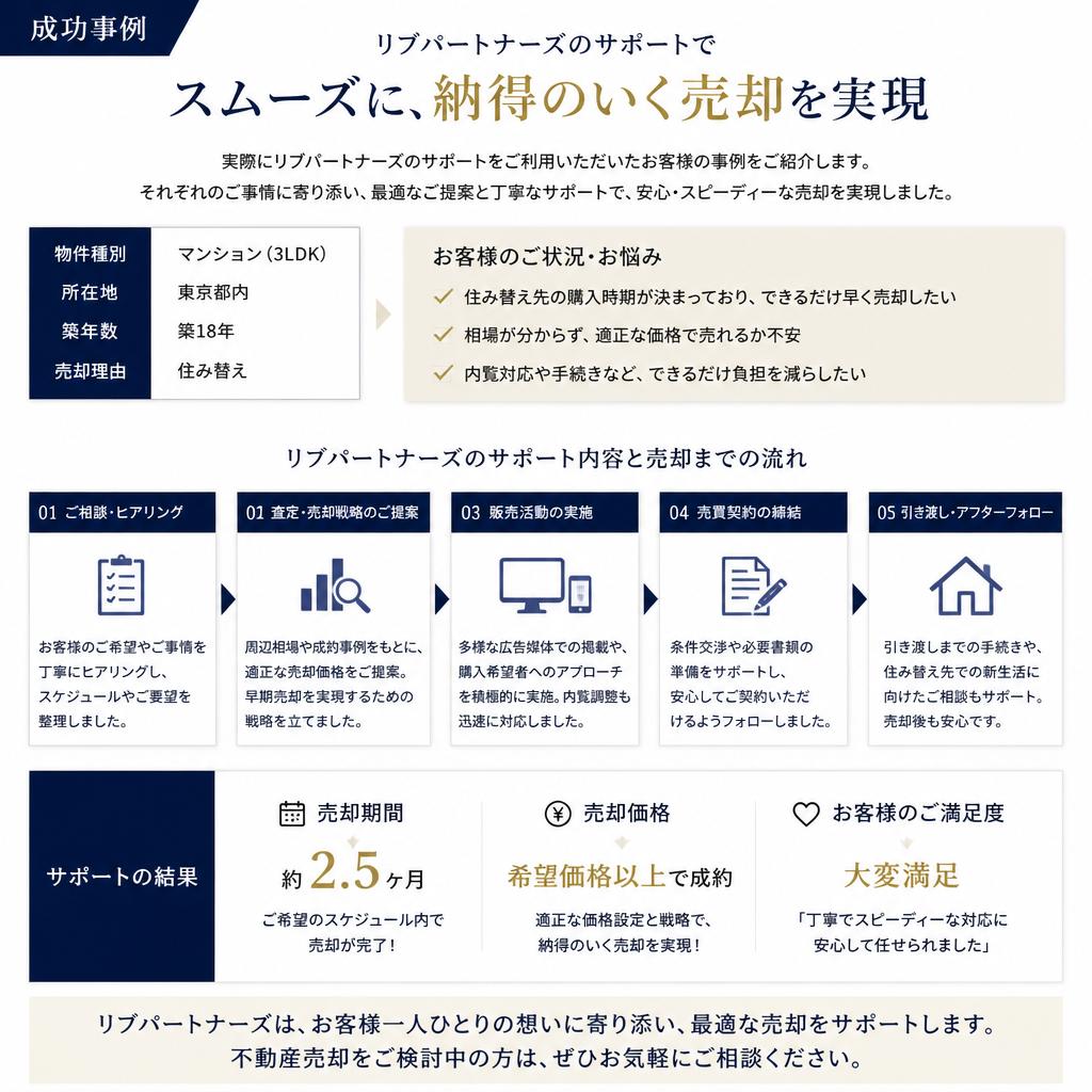 売却成功事例の紹介