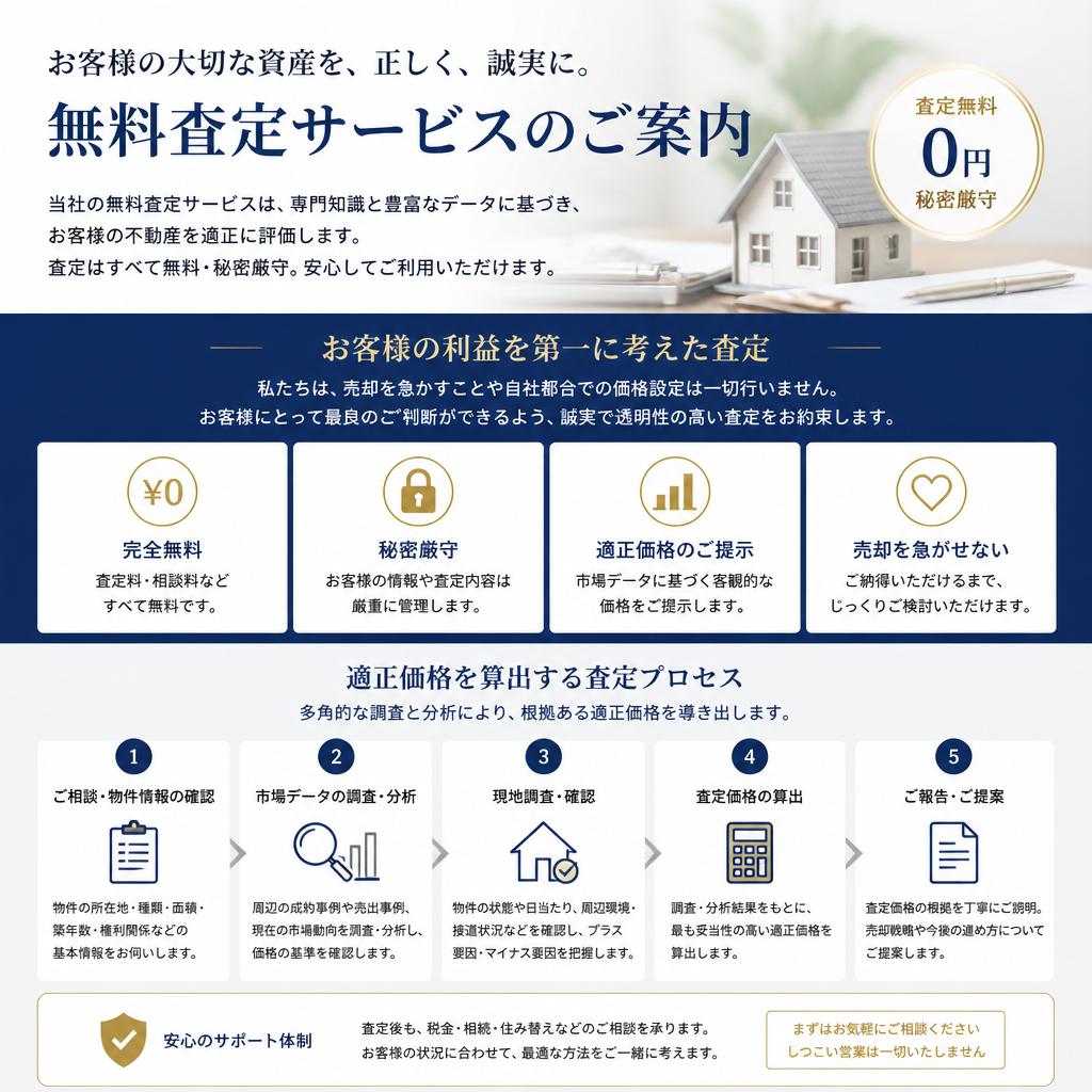 査定サービスのご案内