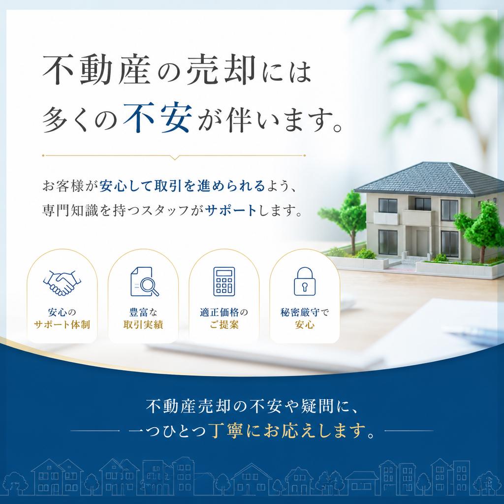 不安を解消するサポート体制
