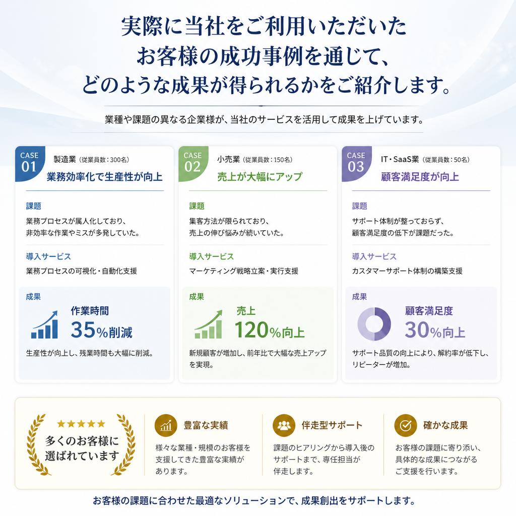 成功事例のご紹介