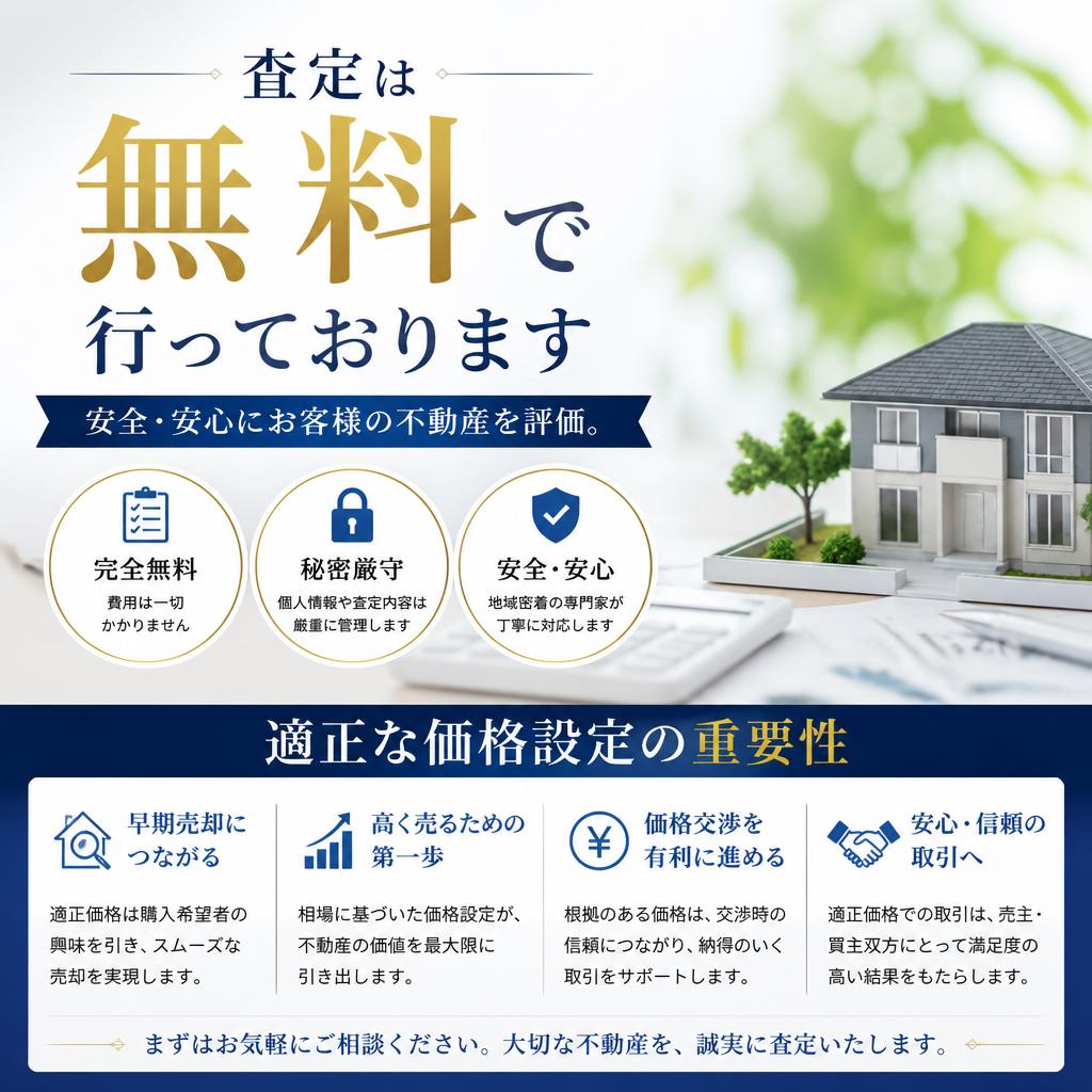 無料査定サービスのご案内