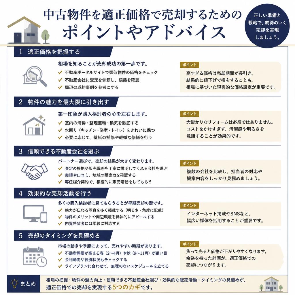 売却成功のポイント