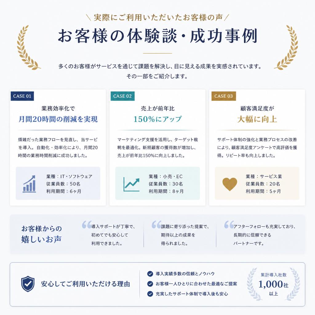 お客様の声