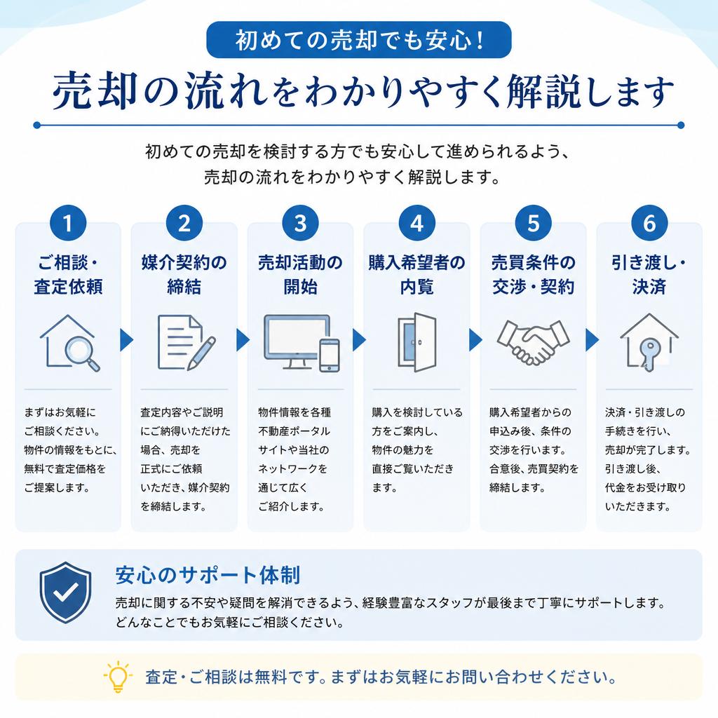 売却プロセスのご説明