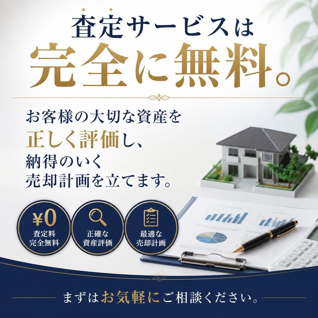 査定は無料で受けられます！