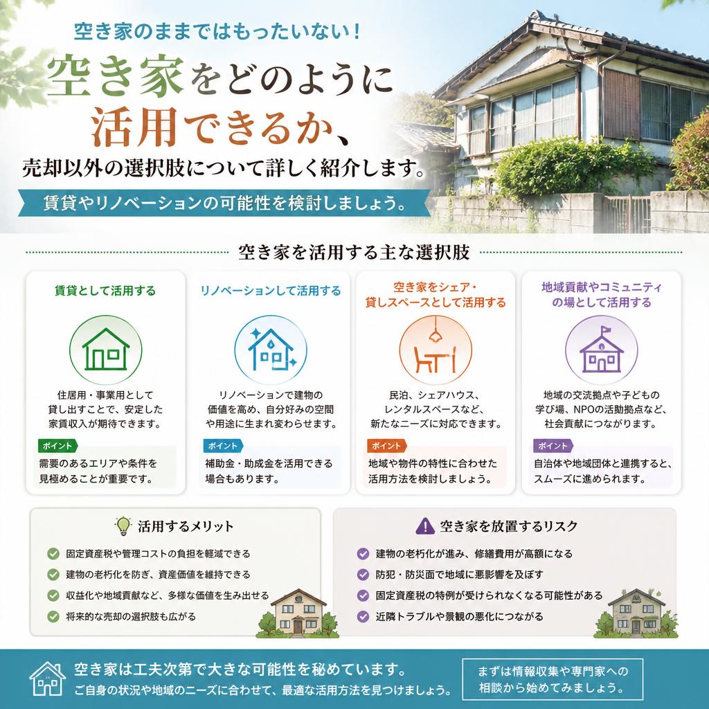 空き家活用の選択肢