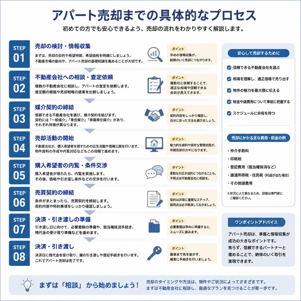 売却手続きの流れ