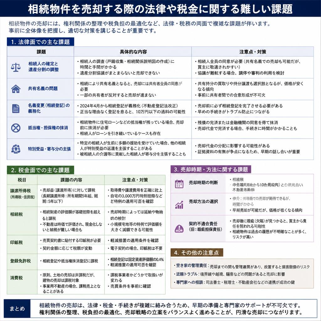 相続物件の売却でお困りですか？