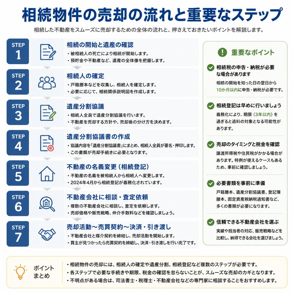 売却プロセスの流れ