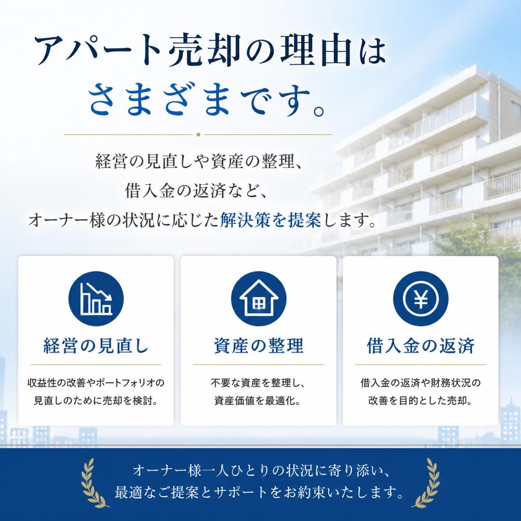 昭和村アパート売却の悩み、リブパートナーズにお任せ！