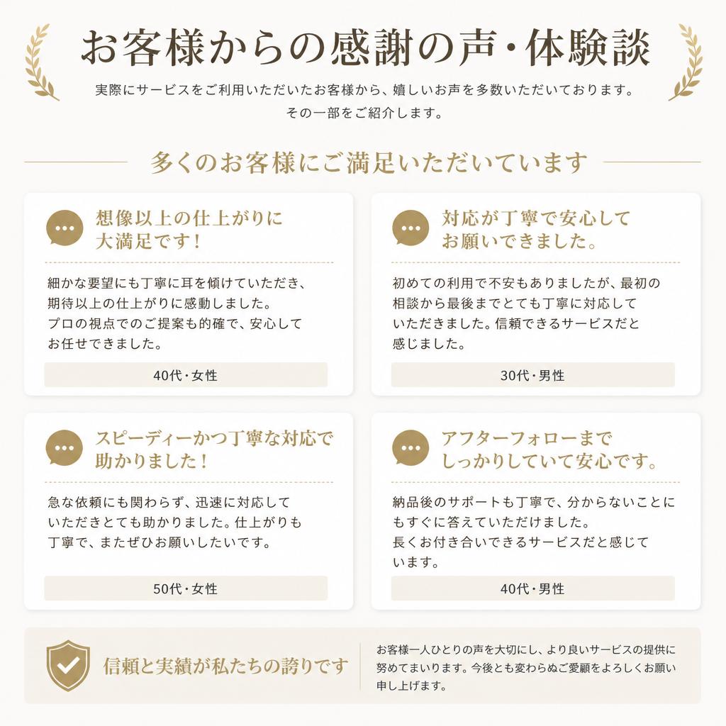 5. お客様の声