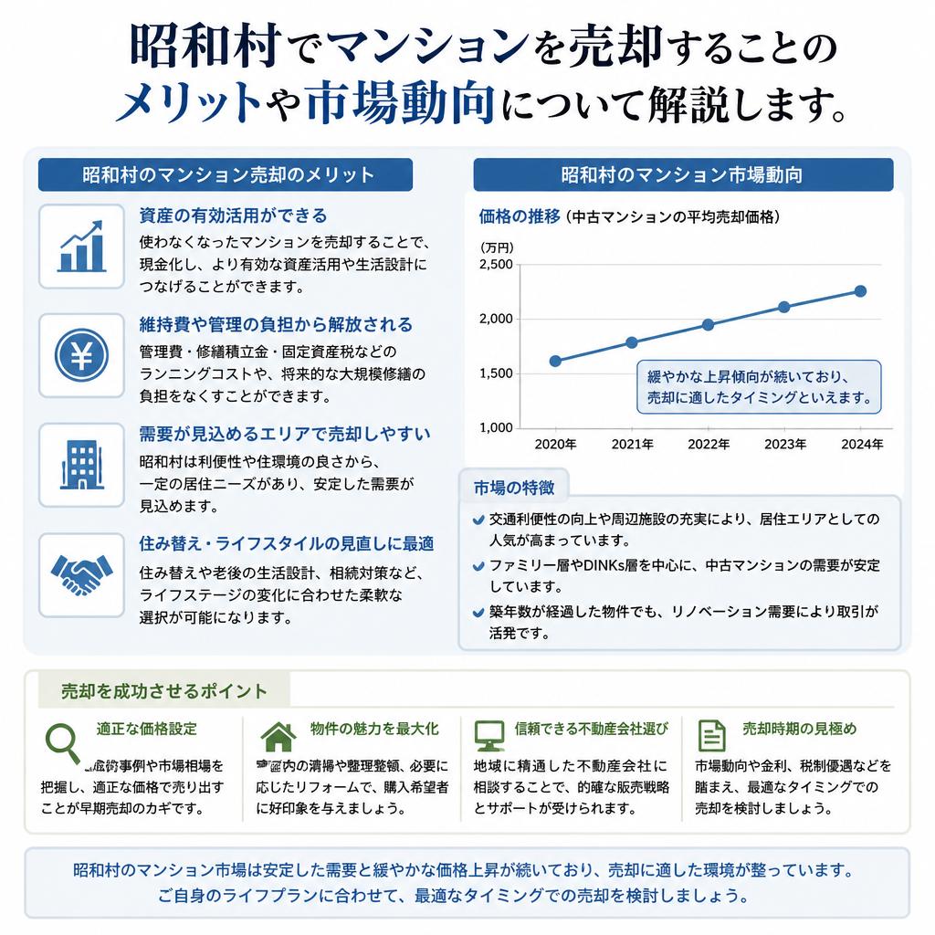 マンション売却のメリット