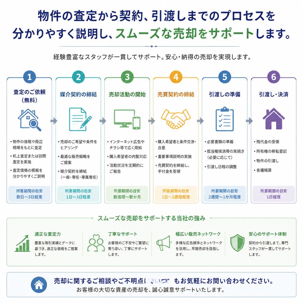 売却までの流れ