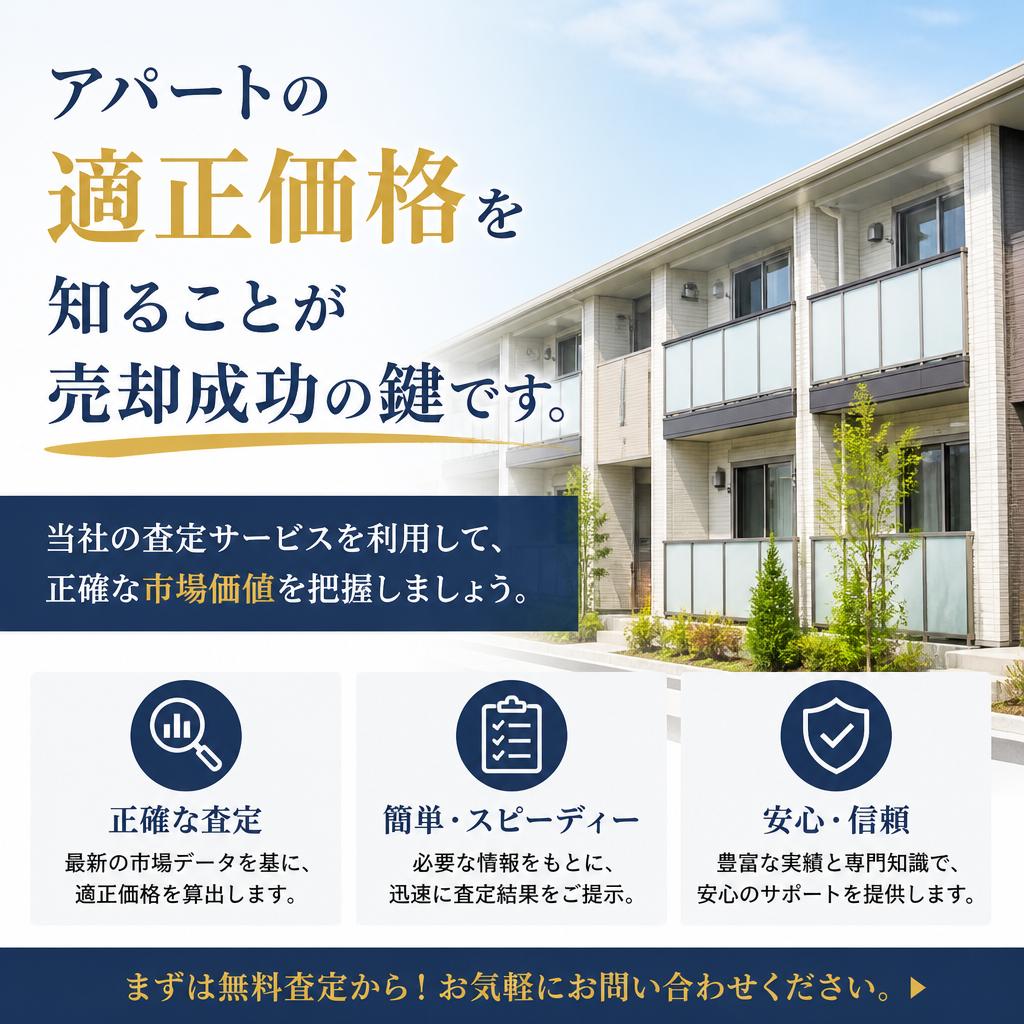 中之条町でのアパート売却、全力サポートします！