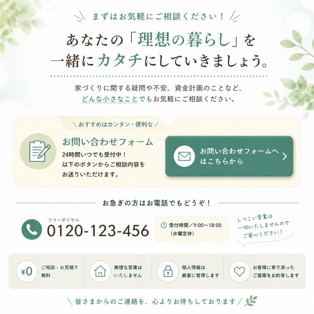 今すぐお問い合わせを！