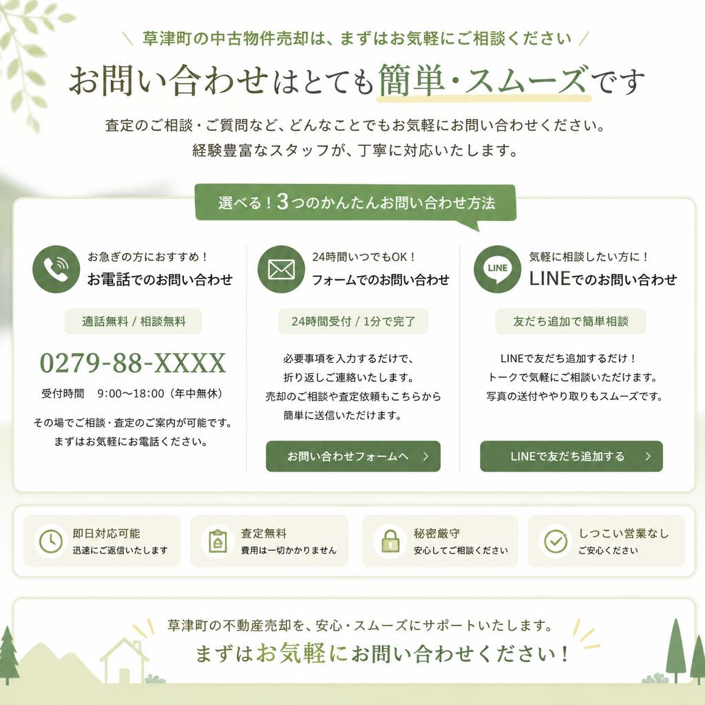 今すぐお問い合わせを！