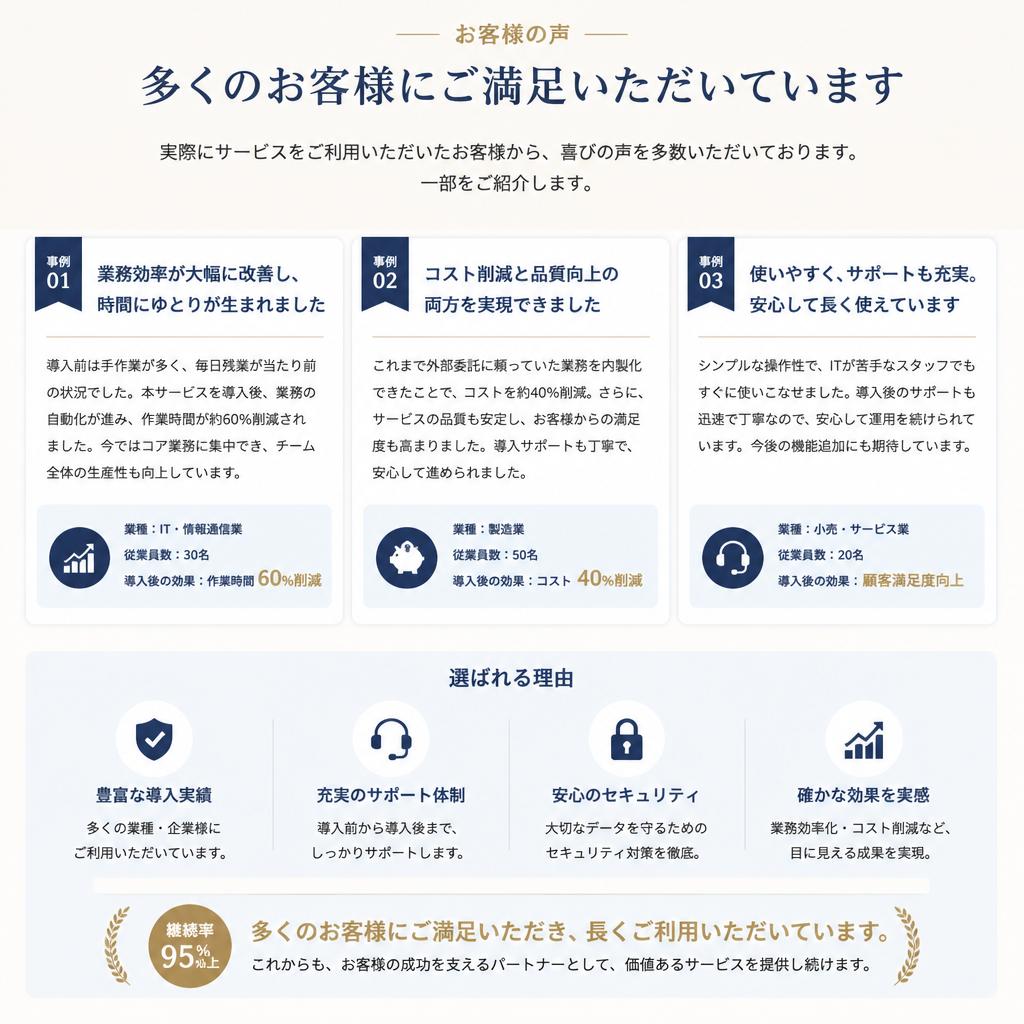 5. お客様の声