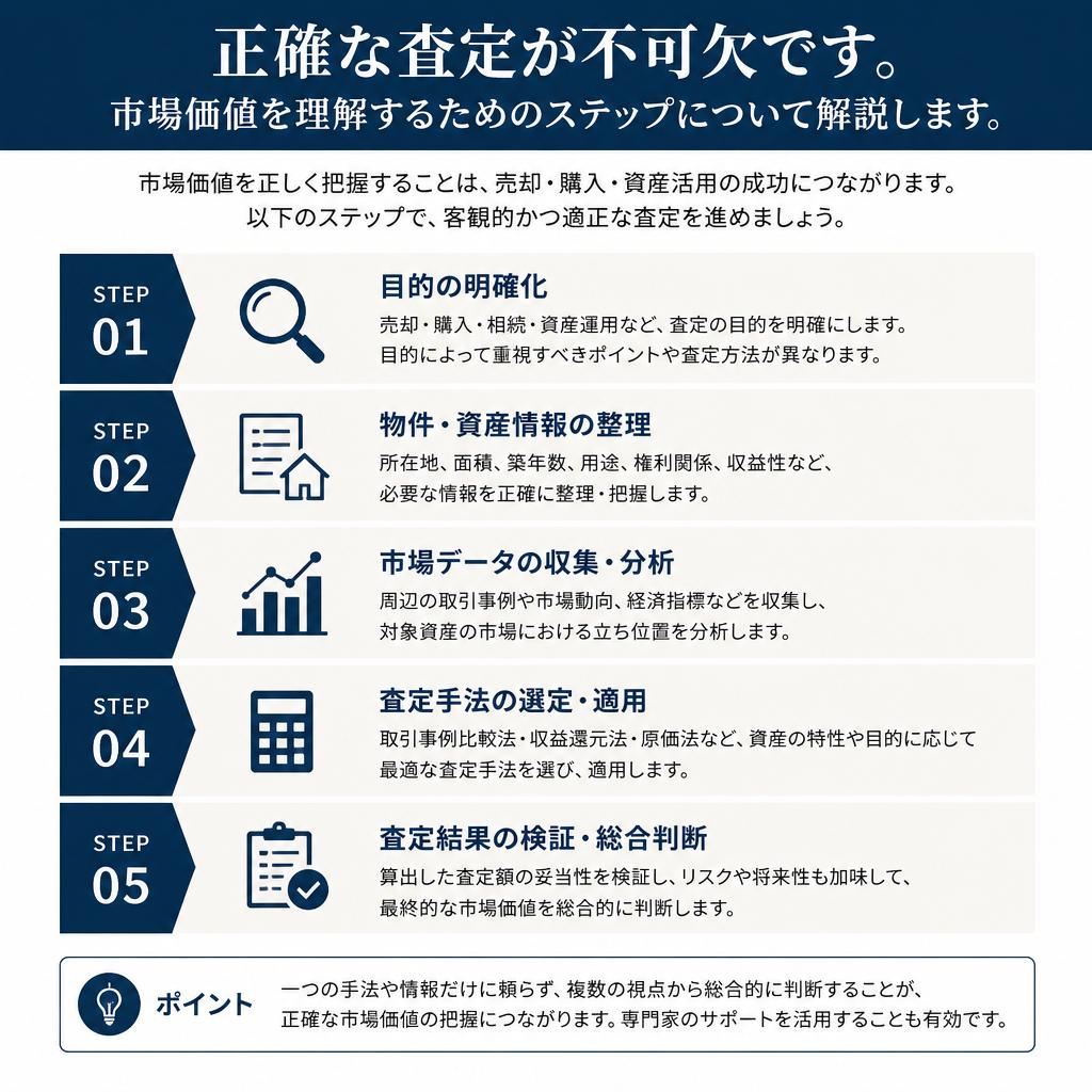 専門的な不動産査定の流れ