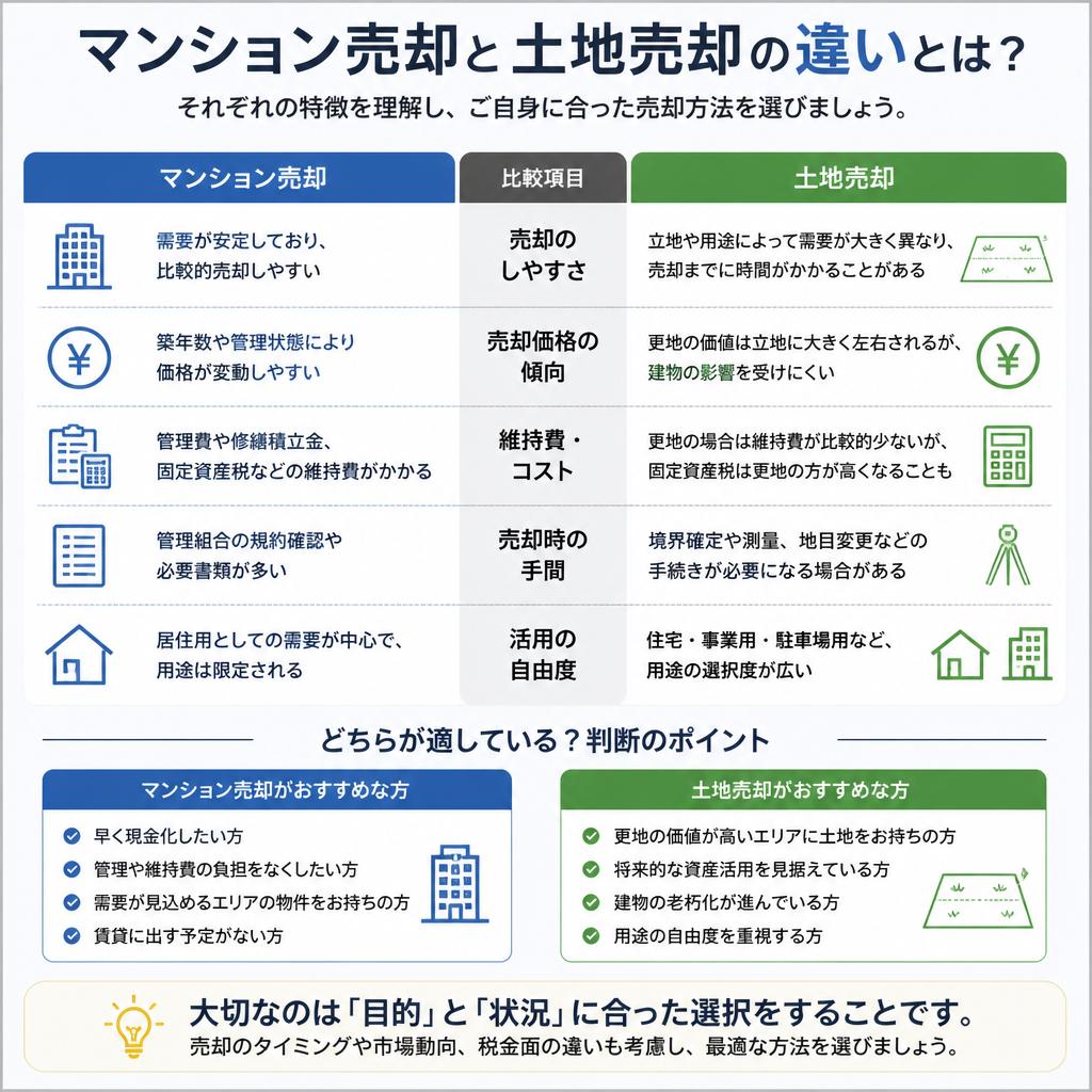 土地売却の選択肢