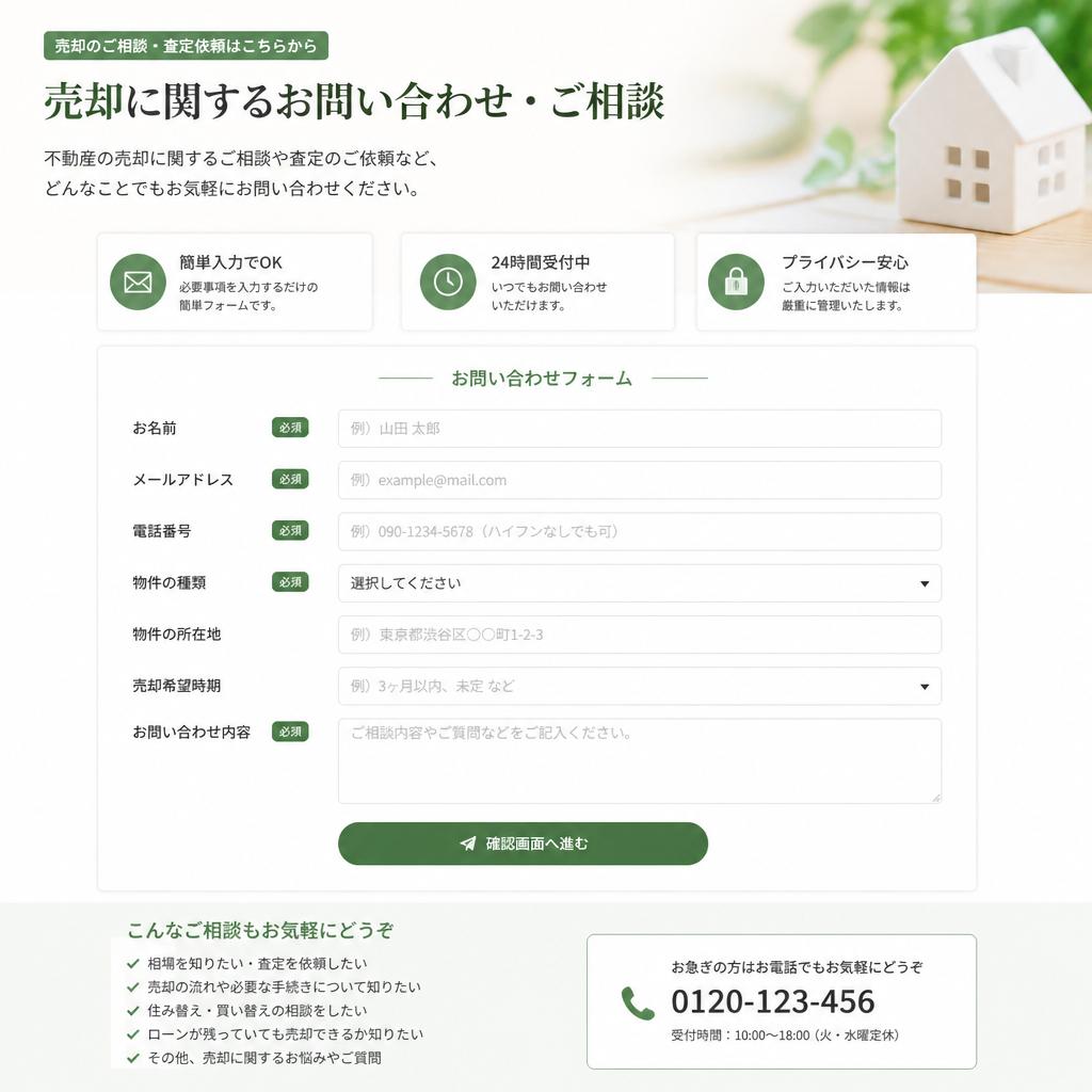 お問い合わせはこちらから！