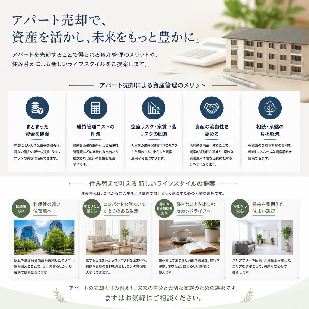 資産管理と売却のメリット