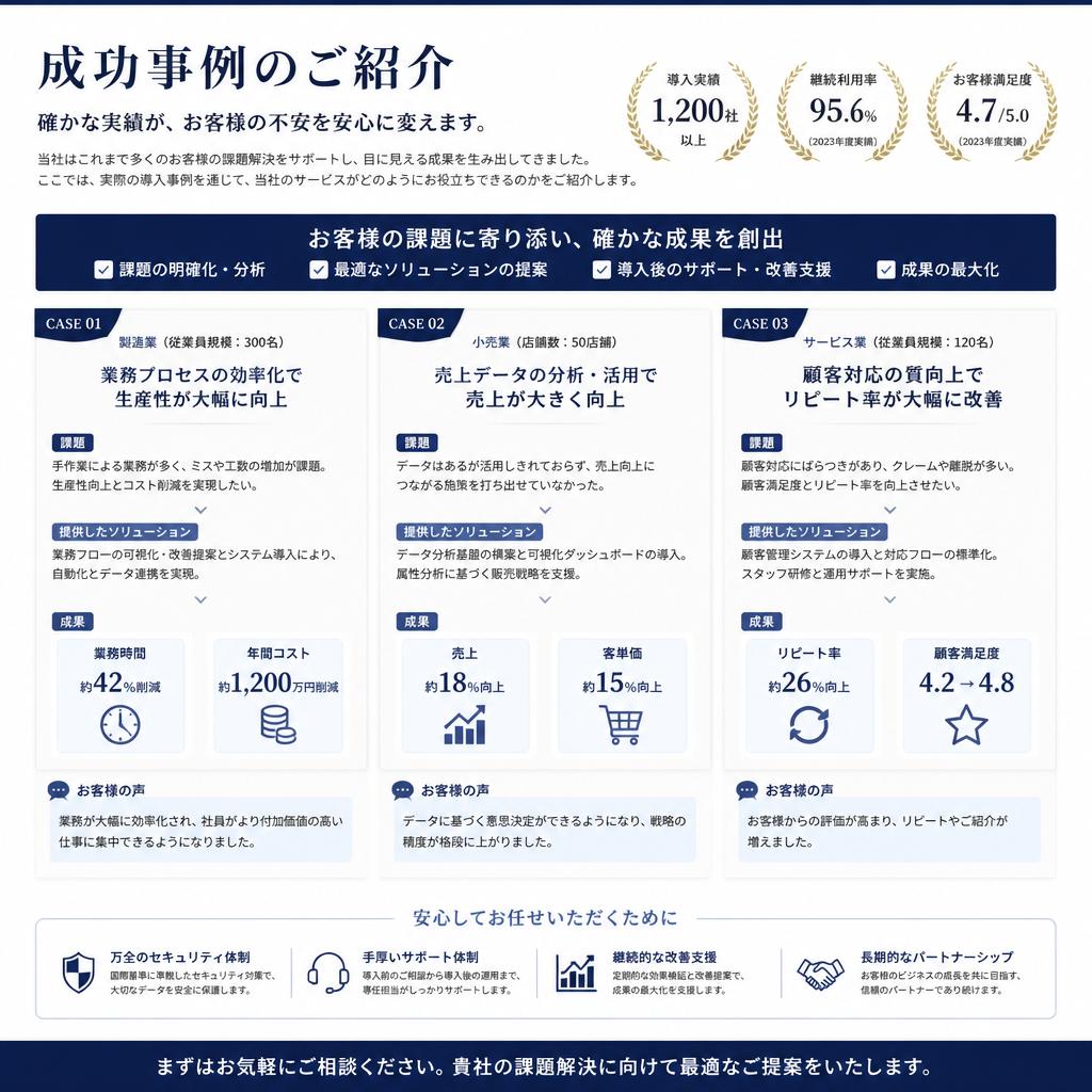 成功事例の紹介
