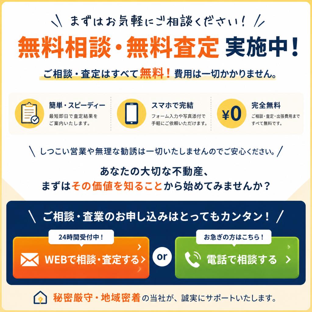 今すぐ無料相談・査定を！