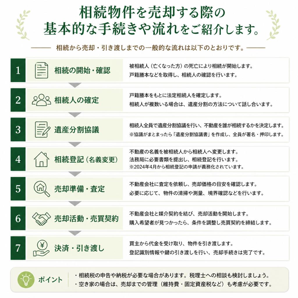 相続物件の売却にお困りですか？