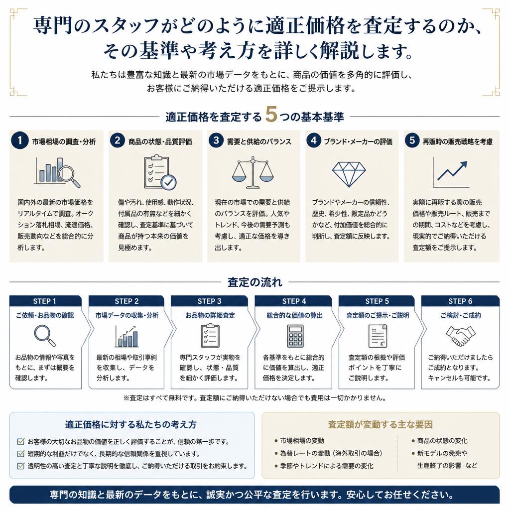 適正価格の査定方法