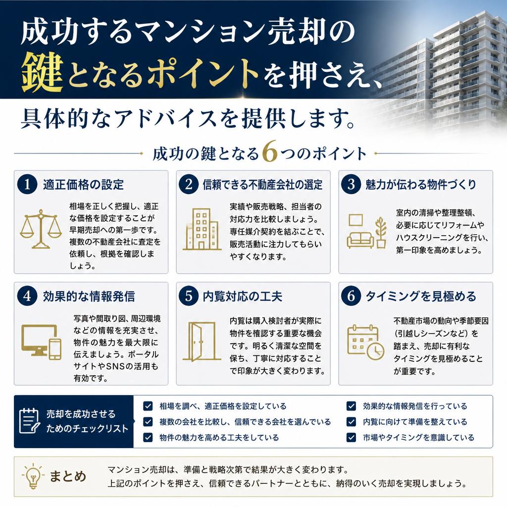 売却成功のポイント