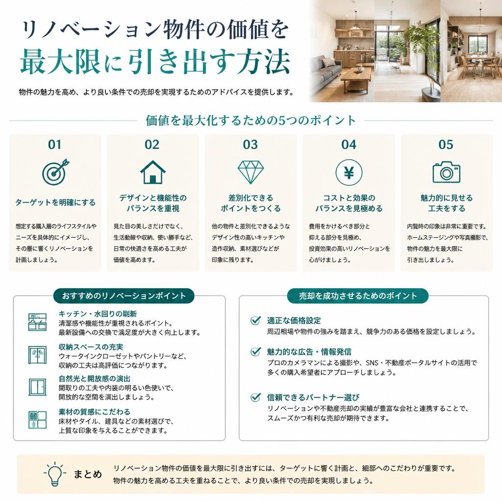 リノベーション物件の活用