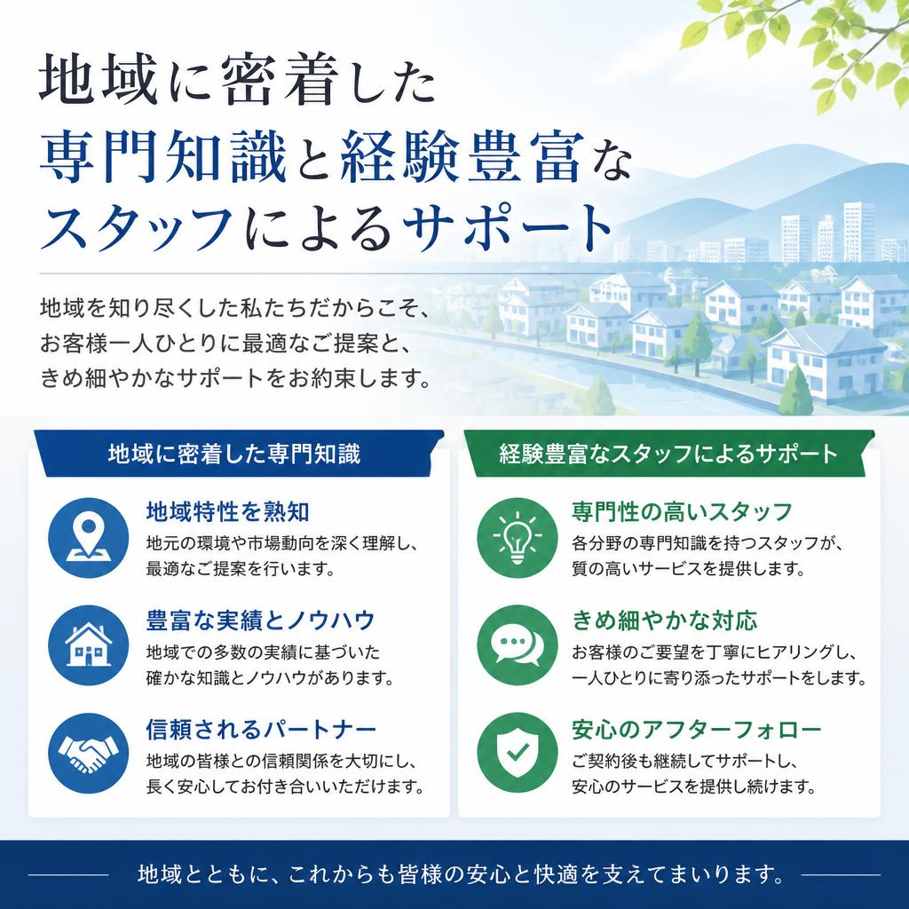 実績豊富な専門家による対応