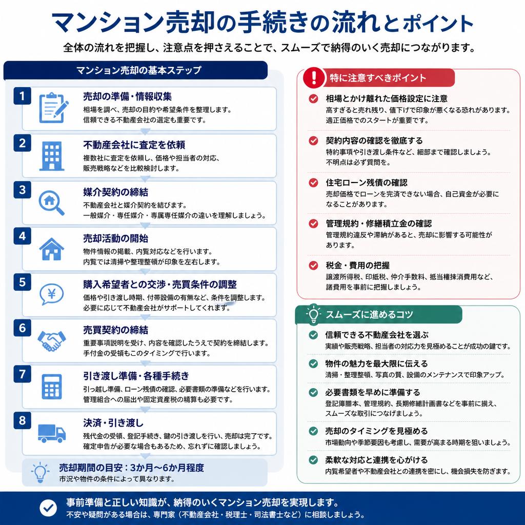 手続きの流れとポイント