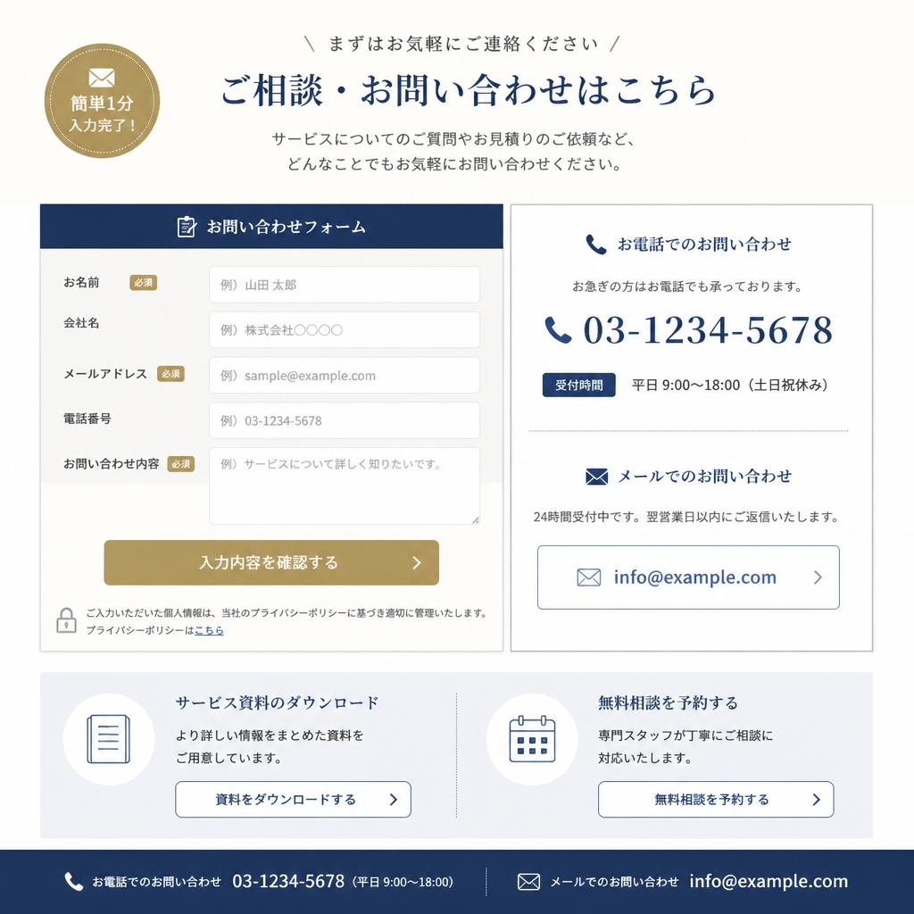 お問い合わせ