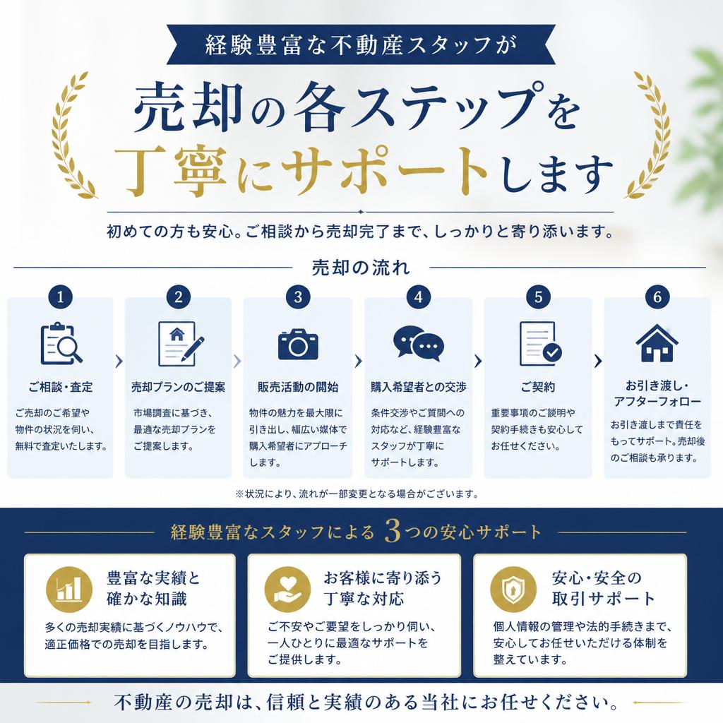 専門スタッフによるサポート体制