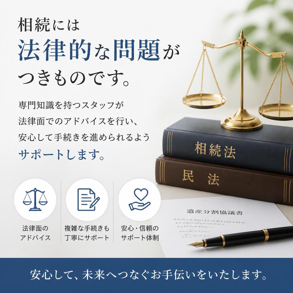 法律面でのサポートも万全