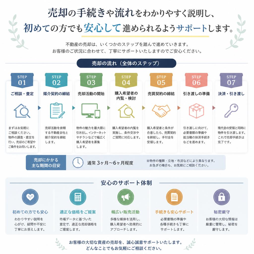 桐生市の中古物件売却、リブパートナーズにお任せください！