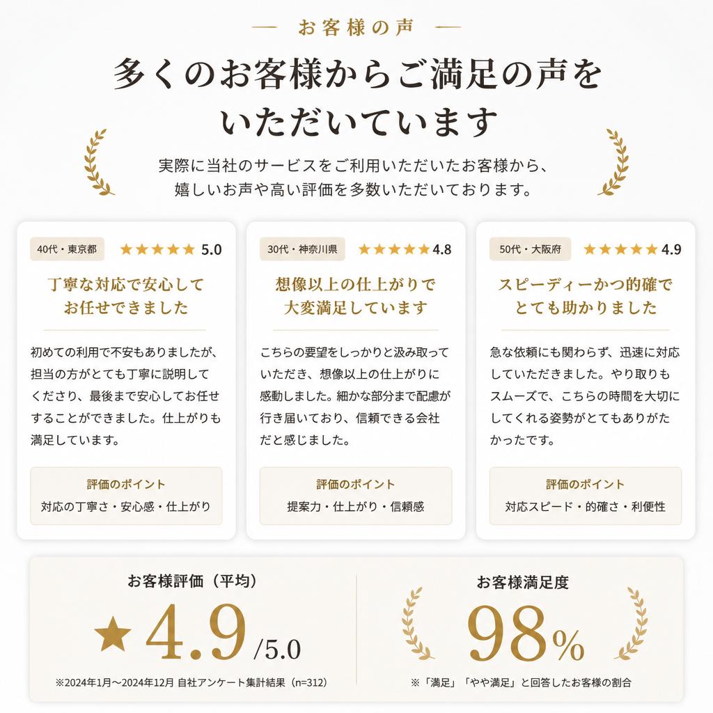 お客様の声