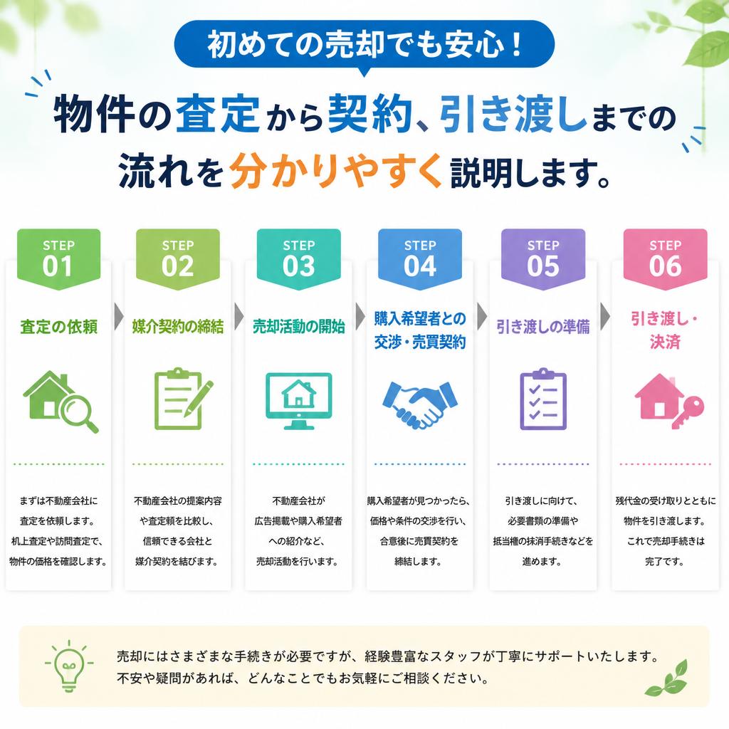 売却手続きの流れ