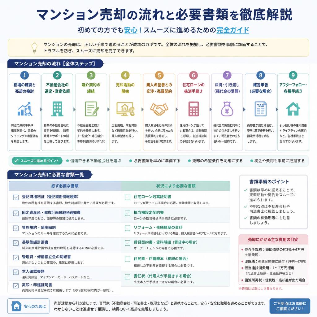 手続きの流れと必要書類