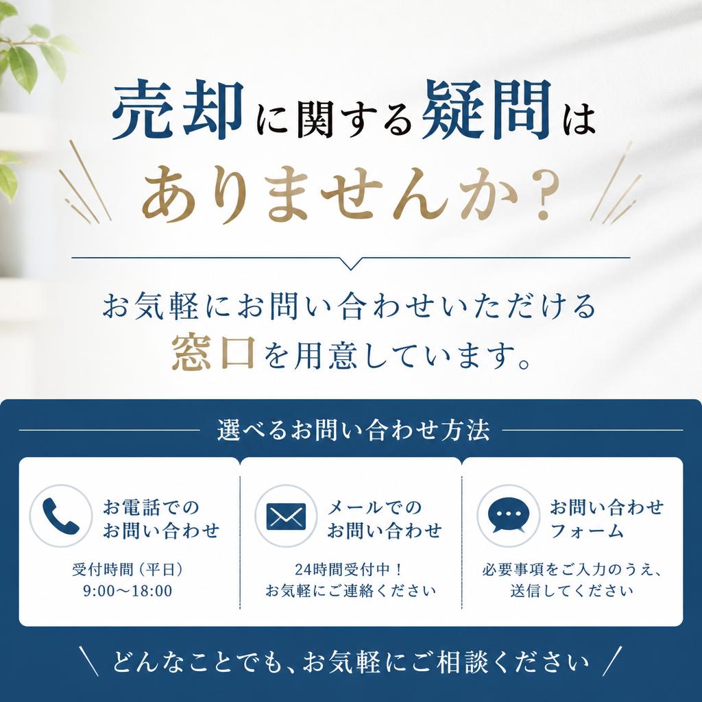 今すぐお問い合わせを！