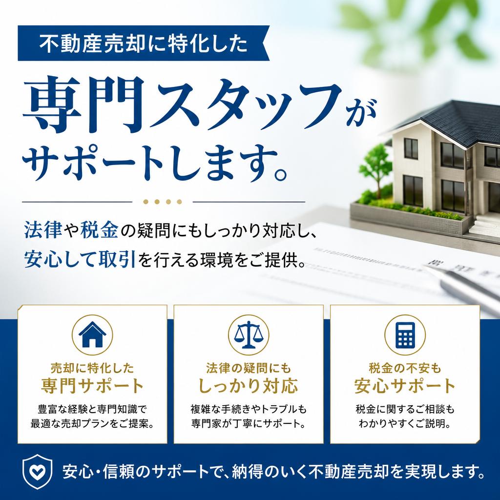 専門スタッフによるサポート