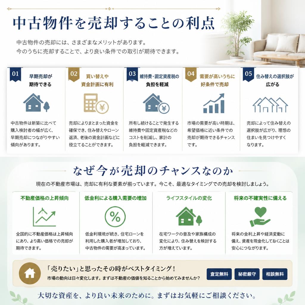 太田市の中古物件売却、私たちがサポートします！