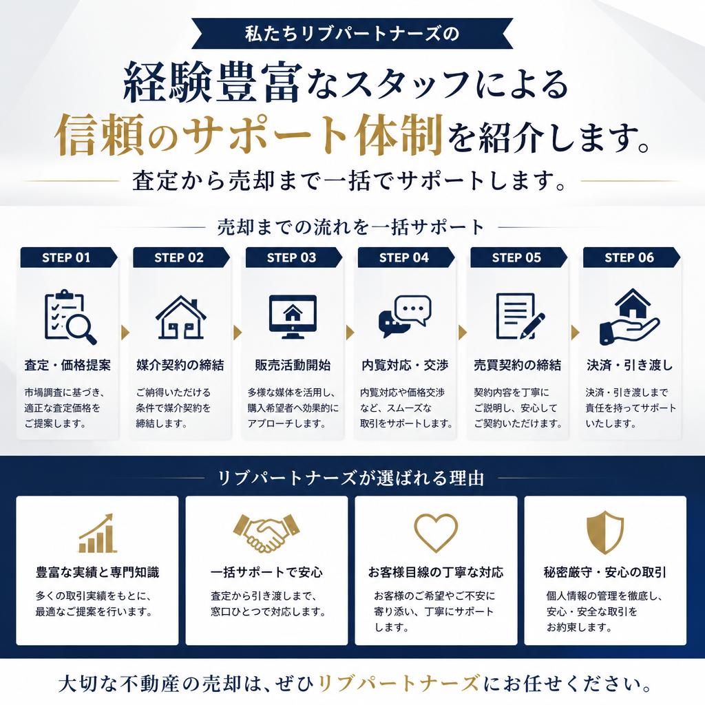 信頼のサポート体制