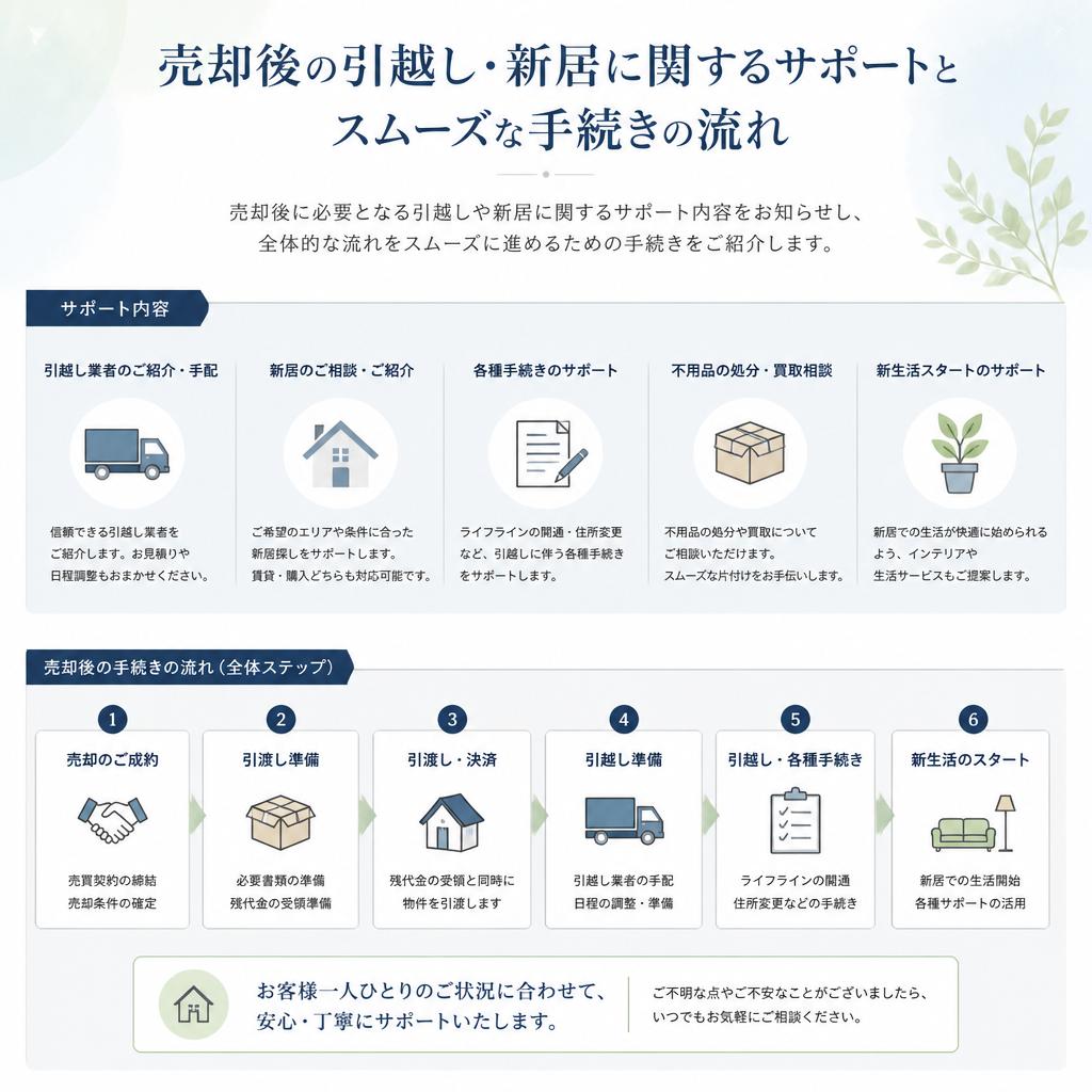 5. 売却後のサポート内容
