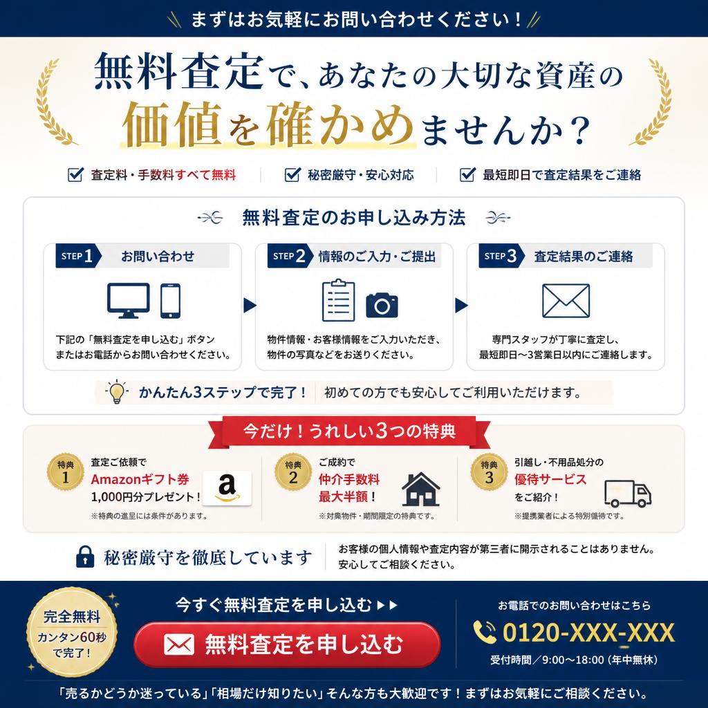 無料査定のお申し込み