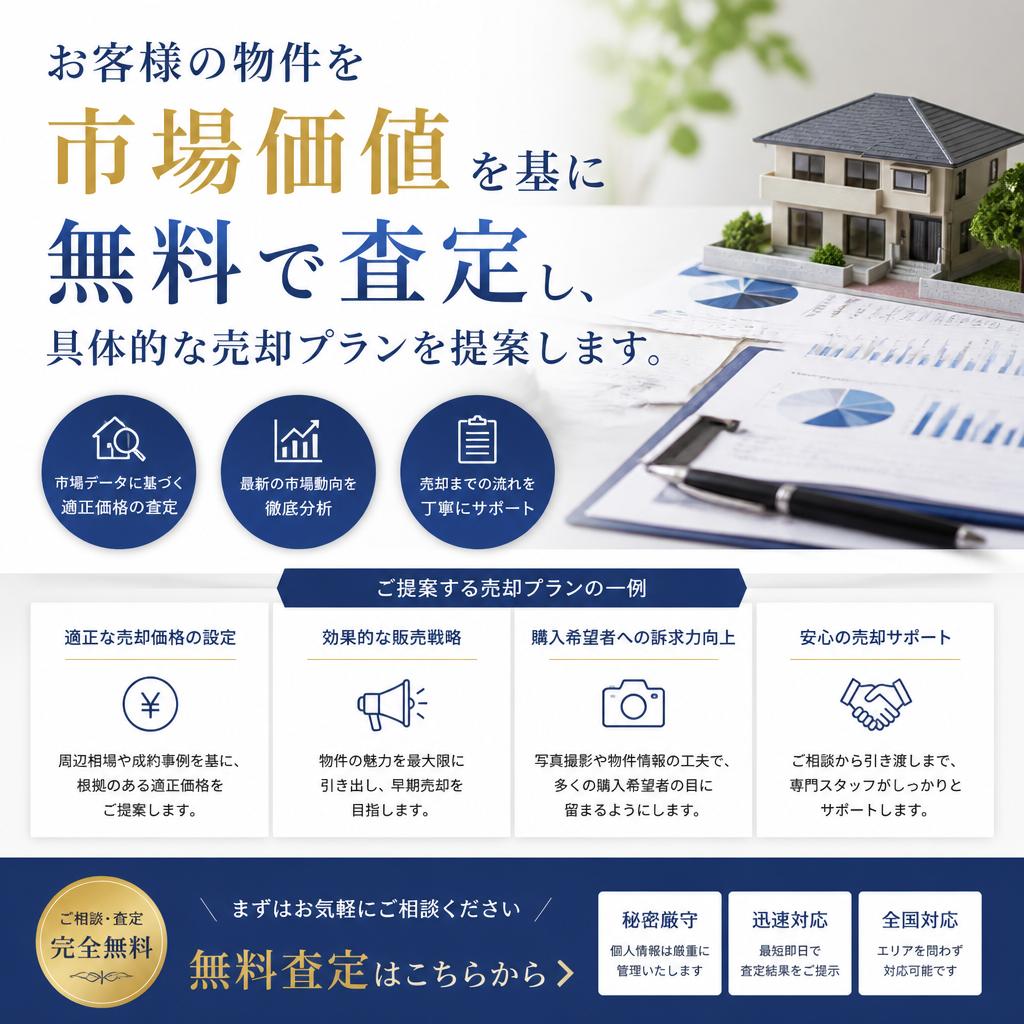 無料査定サービスのご紹介