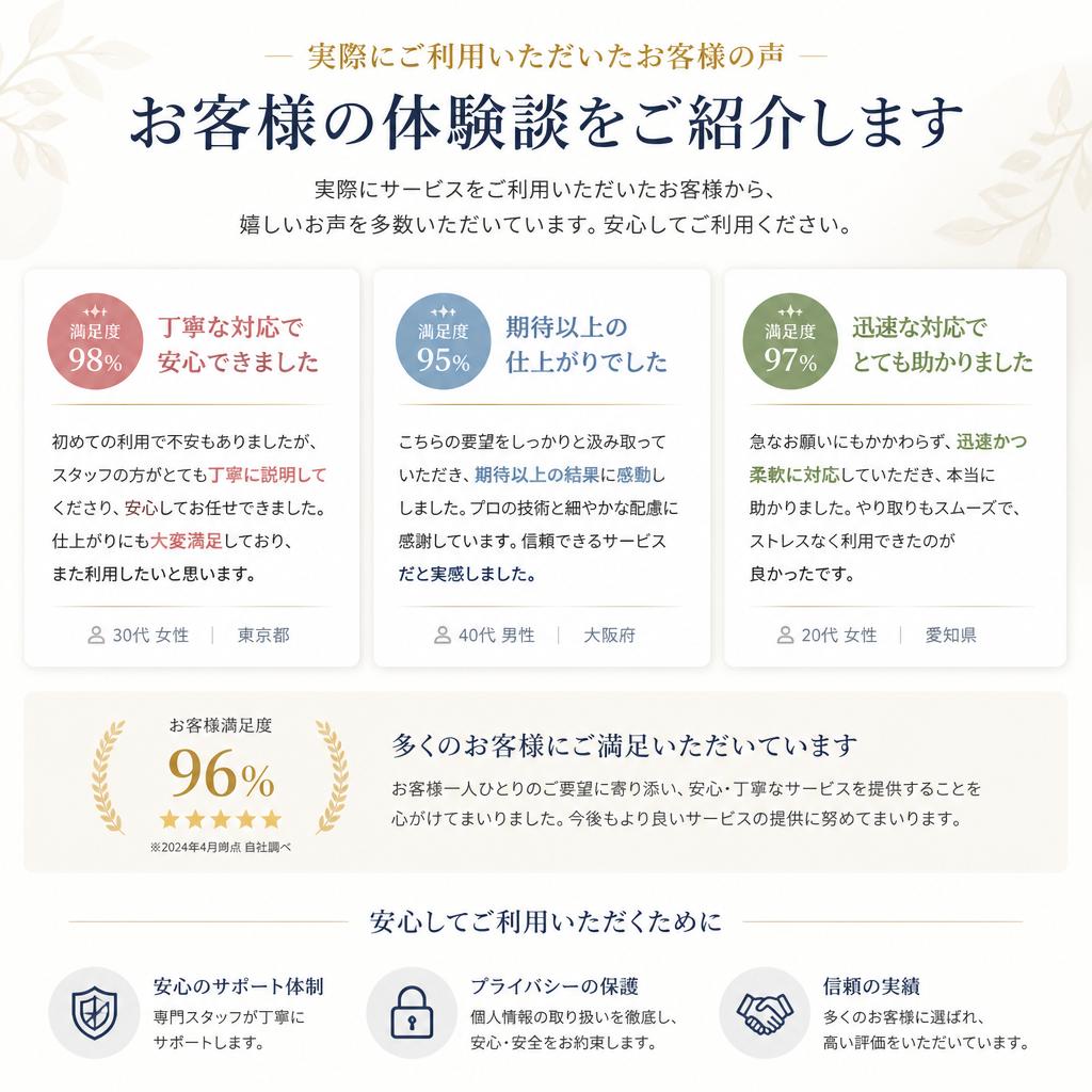 お客様の声