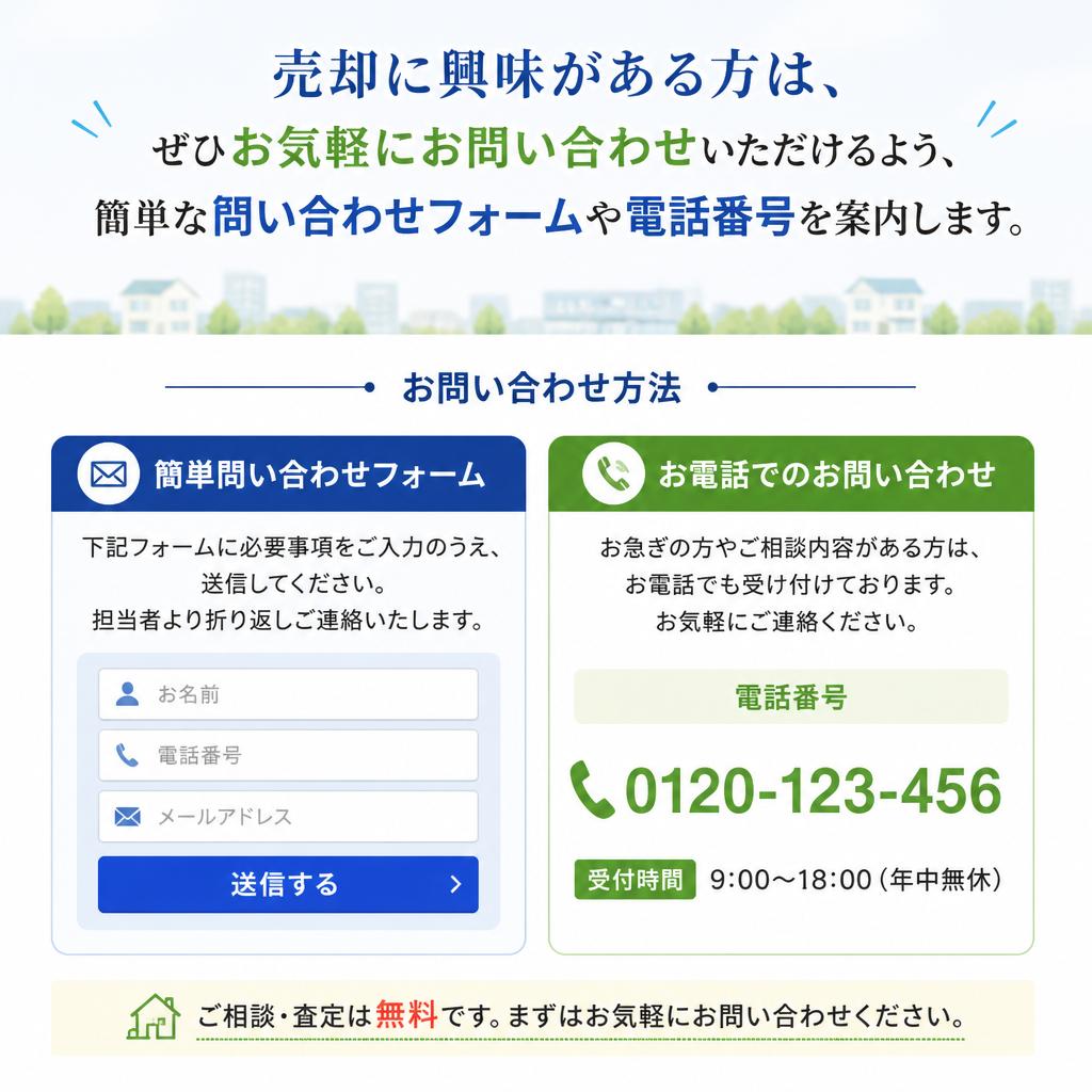 お問い合わせはこちらから！