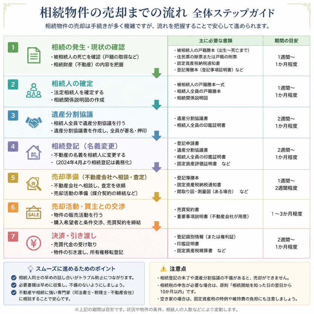 相続物件の売却、悩みを解消します！